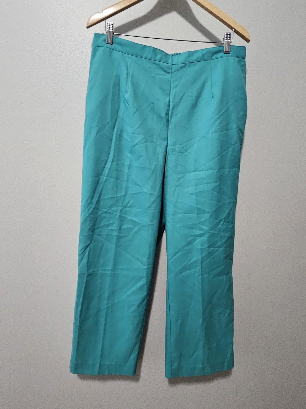 Alfred Dunner Teal Wide-Leg Pants